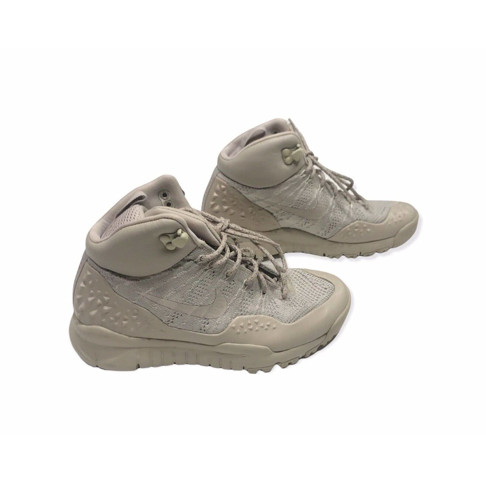 Nike Shoes Womens 6 LUPINEK FLYKNIT Light Bone Trainers HighTop Tan 862512 200